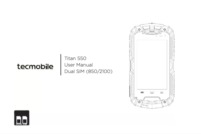 Page 1 of the manual User Manual Tecmobile Titan 550