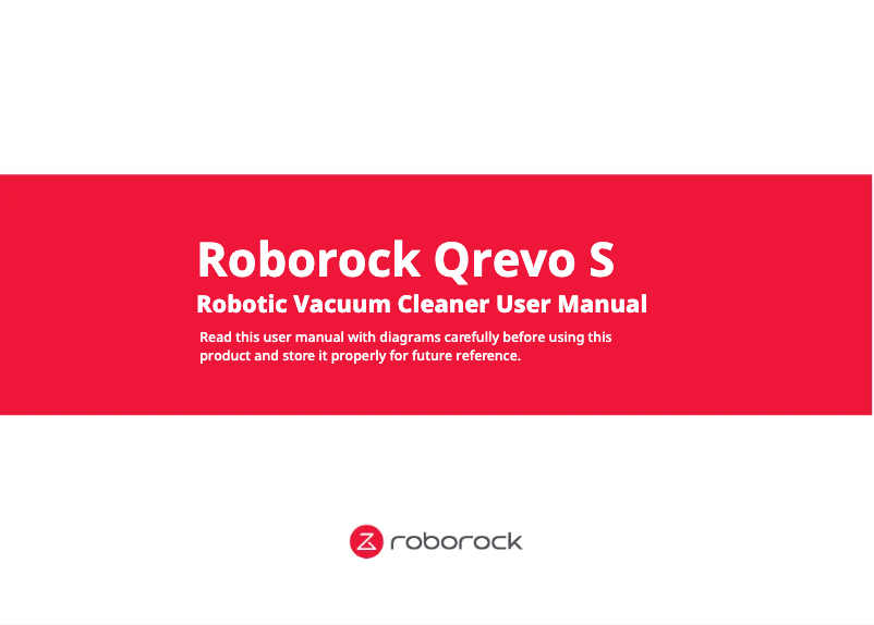 Page n°1 - Manuel utilisateur Roborock Q Revo S