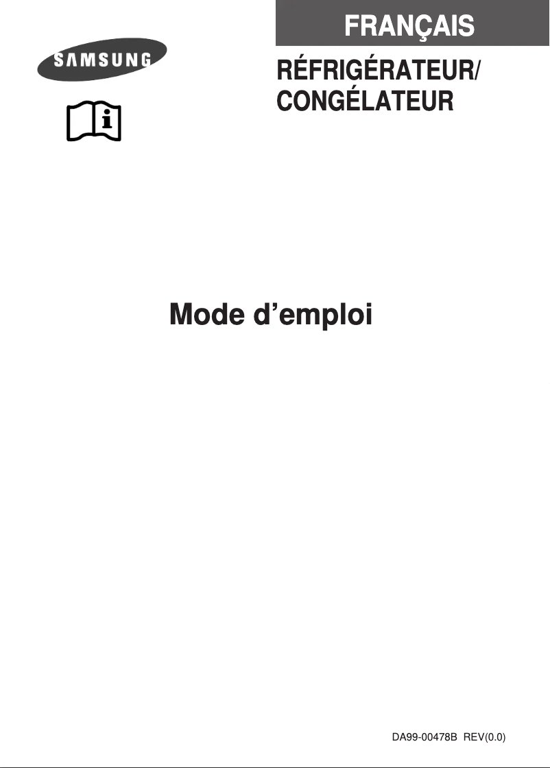 Page n°1 - Manuel utilisateur Samsung RT431MAMS