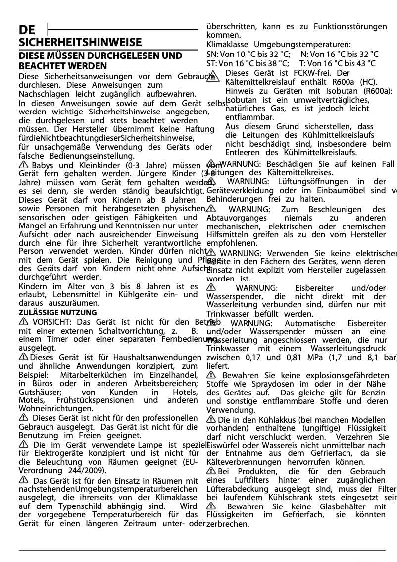 Page 1 de la notice Instructions de sécurité Privileg PCITN 18S2