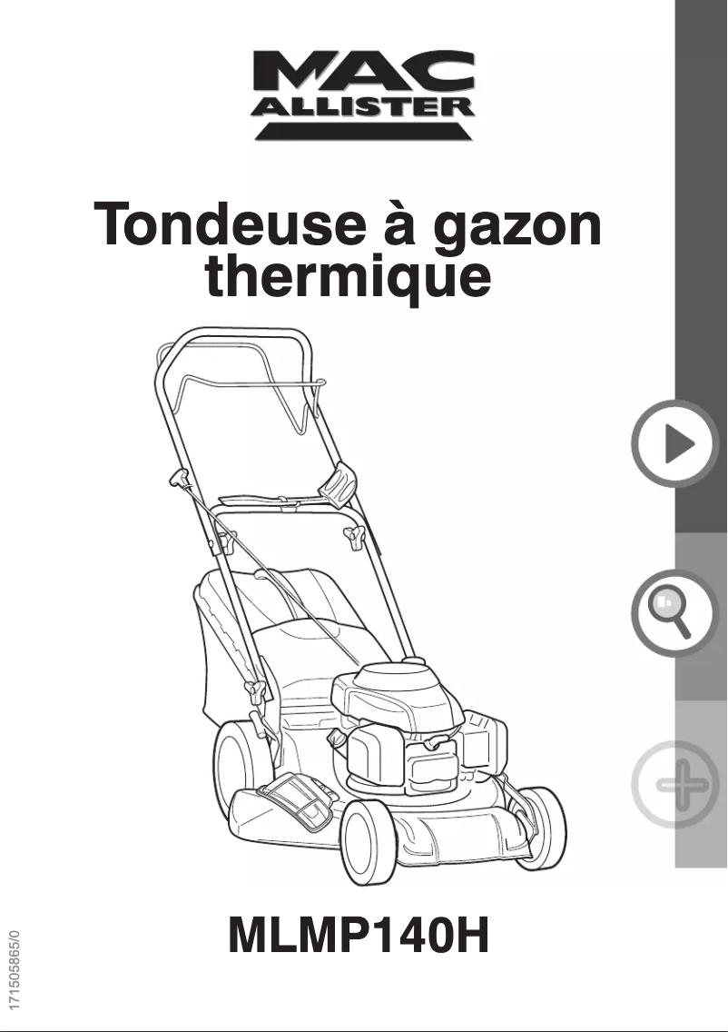 Page 1 de la notice Manuel utilisateur MacAllister MLMP140H