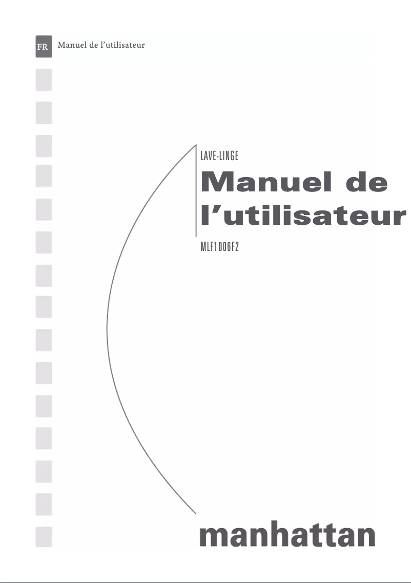 Page n°1 - Manuel utilisateur Manhattan MLF1006F2