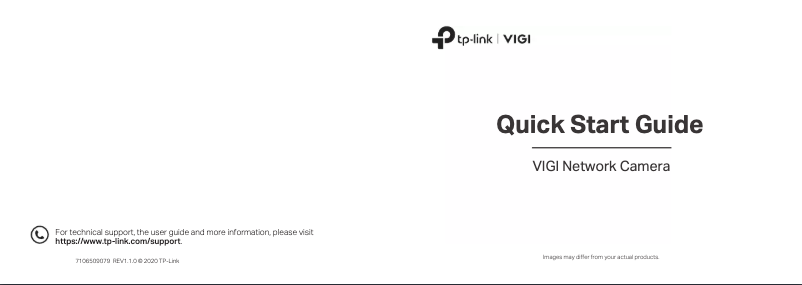 Page 1 de la notice Manuel utilisateur TP-Link VIGI C300HP
