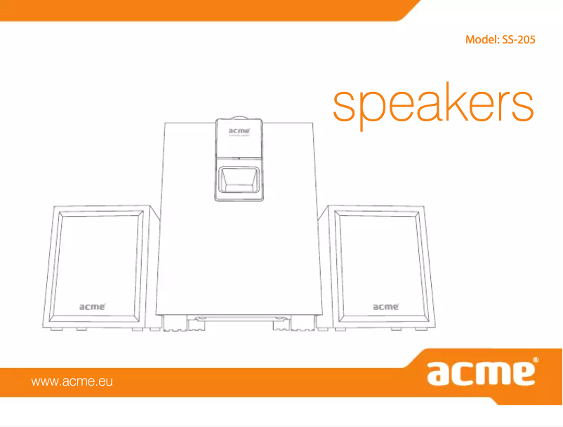 Image de la première page du manuel de l'appareil SS-205