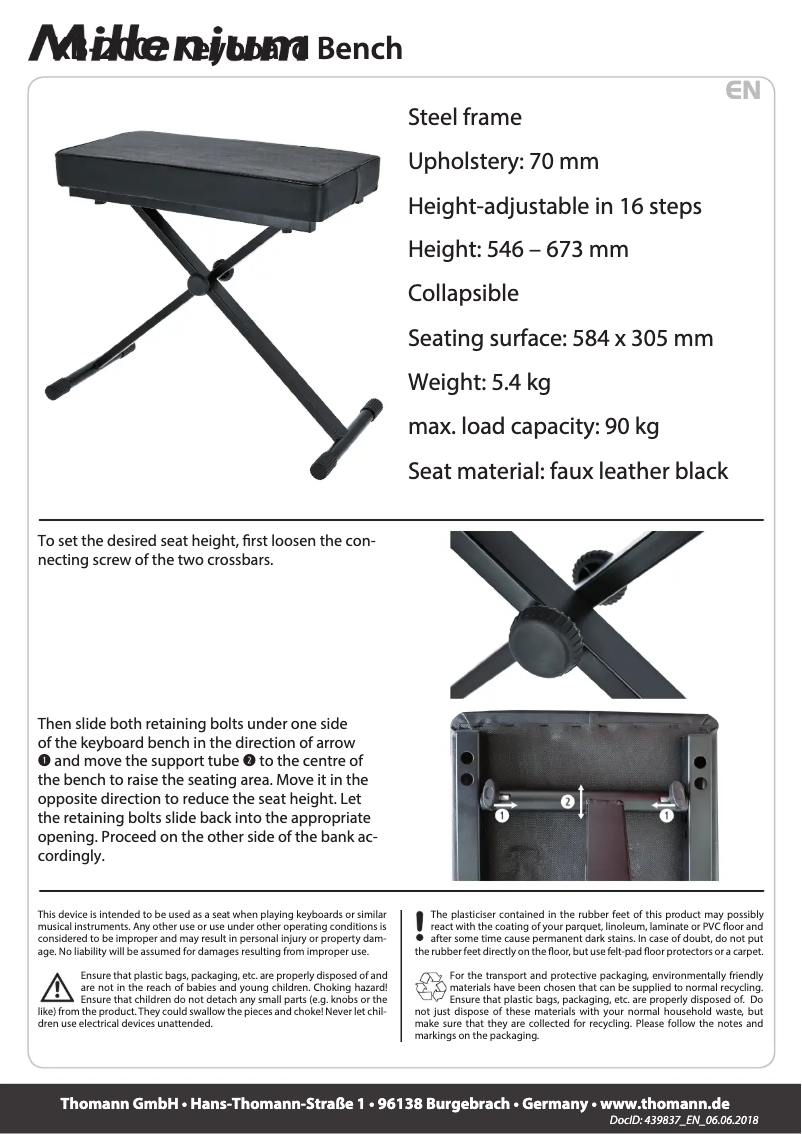 Página 1 del manual Manual de usuario Millenium KB-2007