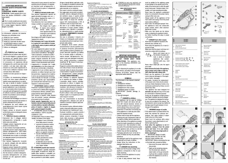 Página 1 del manual Manual de usuario Ariete VaporiJet 4139