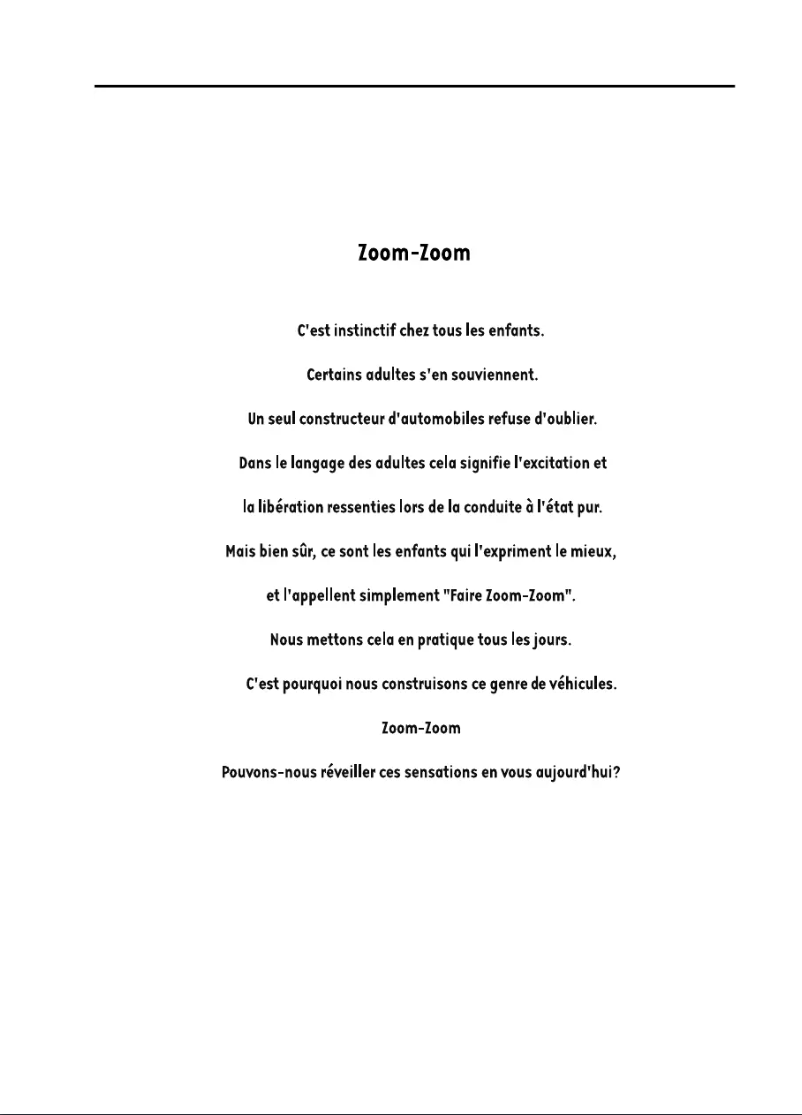 Page 1 de la notice Manuel utilisateur Mazda CX-3 (2019)