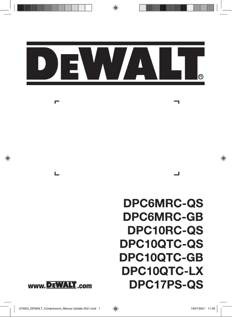 Página 1 del manual Manual de usuario DeWalt DPC17PS-QS
