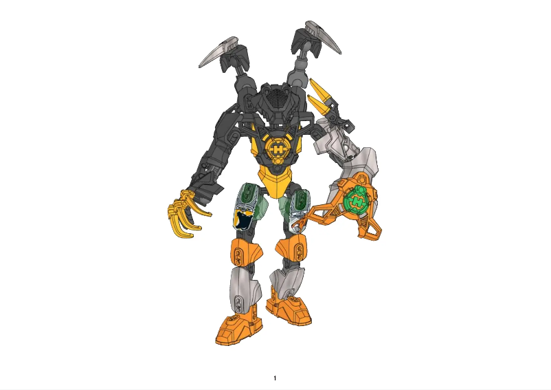 Page 1 de la notice Manuel utilisateur Lego Nex 3.0