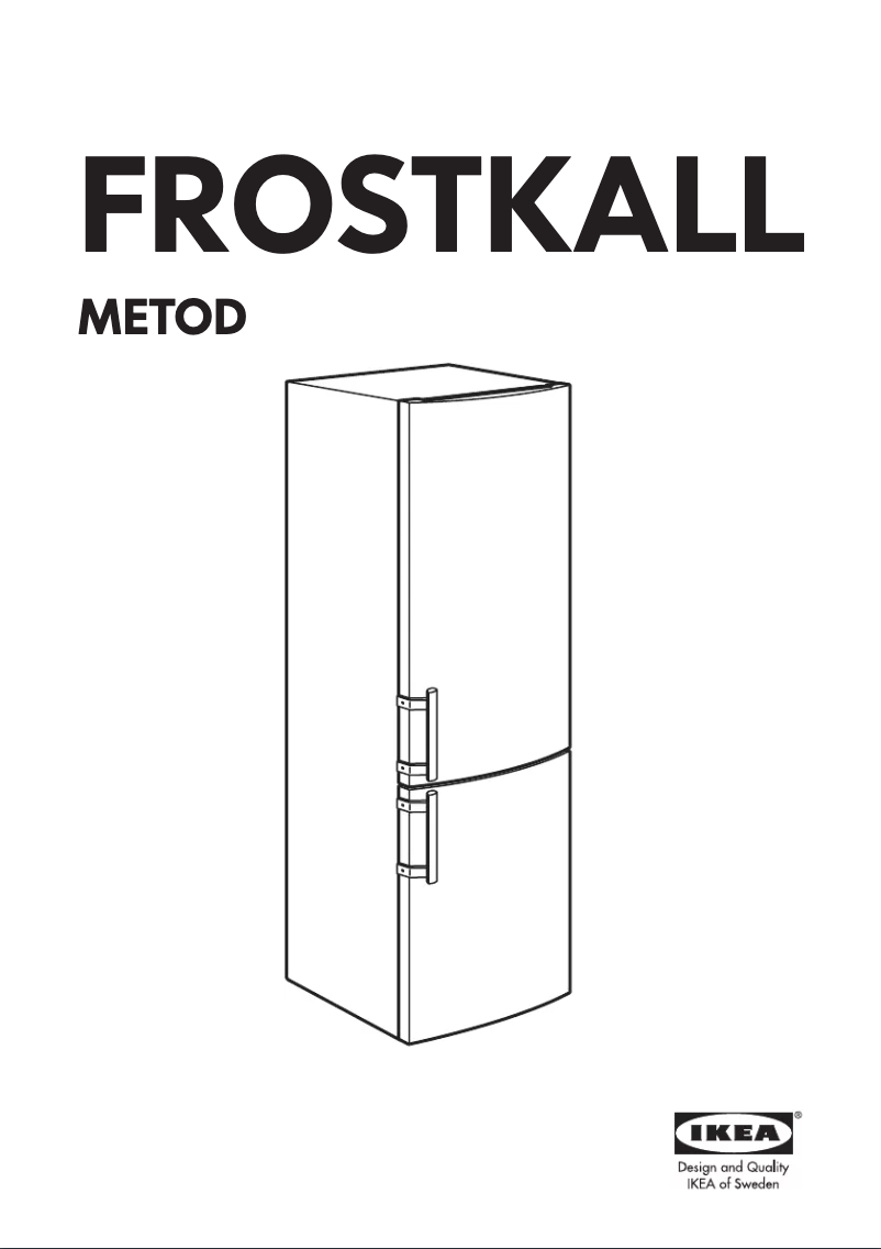 Image de la première page du manuel de l'appareil FROSTKALL