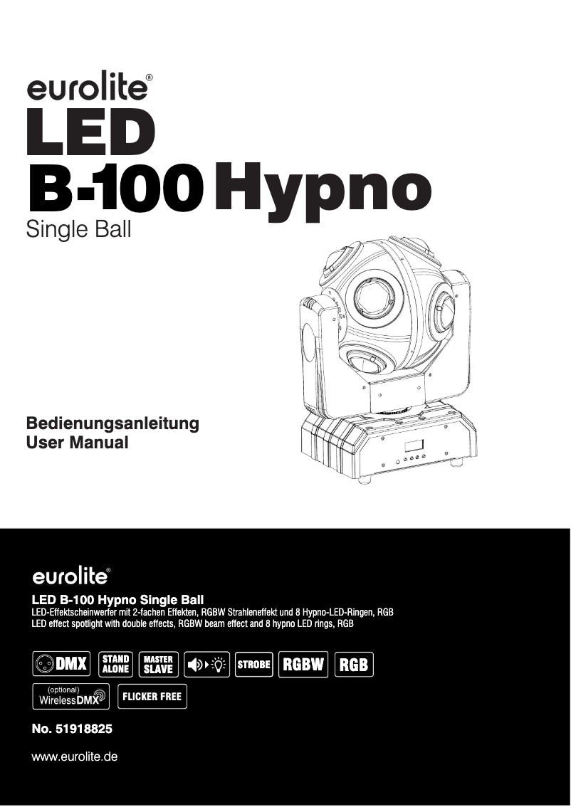 Image de la première page du manuel de l'appareil B-100