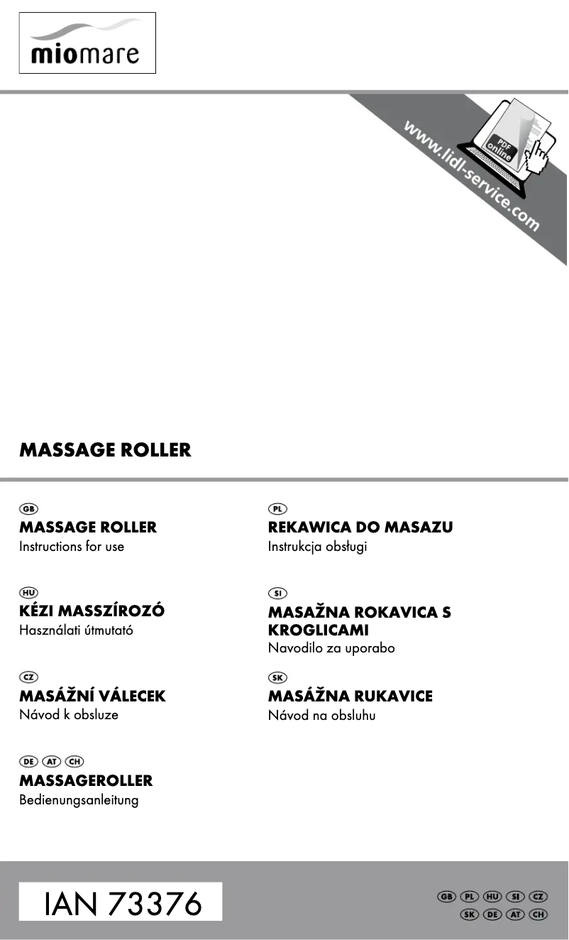 Página 1 del manual Manual de usuario Miomare IAN 73376