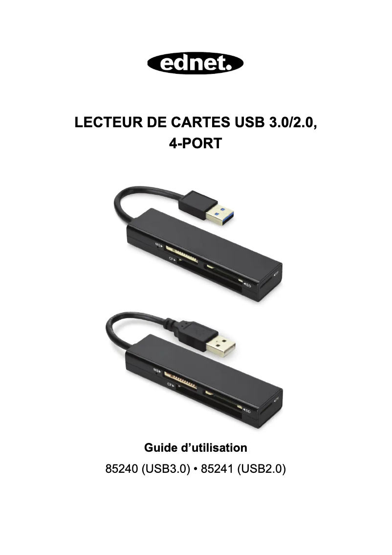 Image de la première page du manuel de l'appareil 85240