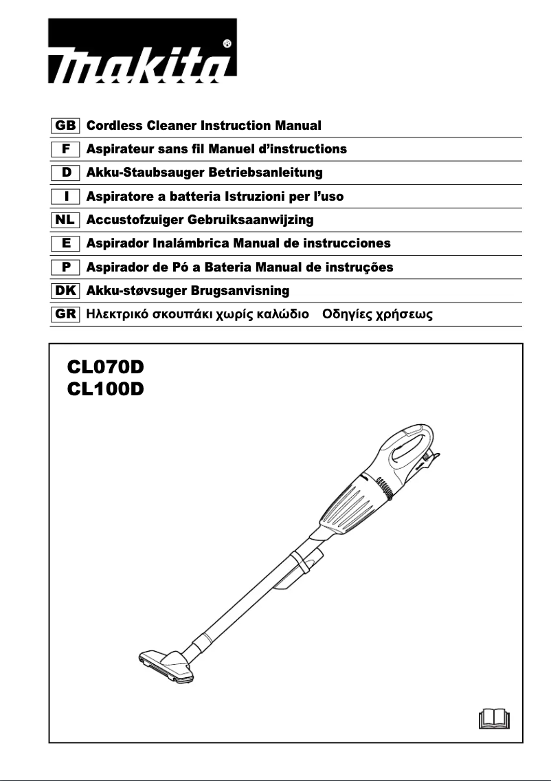 Page 1 de la notice Manuel utilisateur Makita CL070DZ