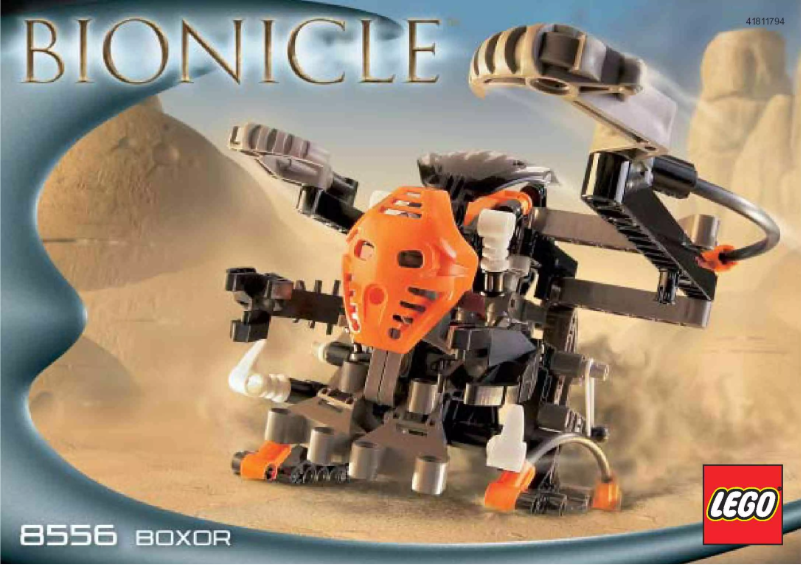 Image de la première page du manuel de l'appareil Bionicle 8556