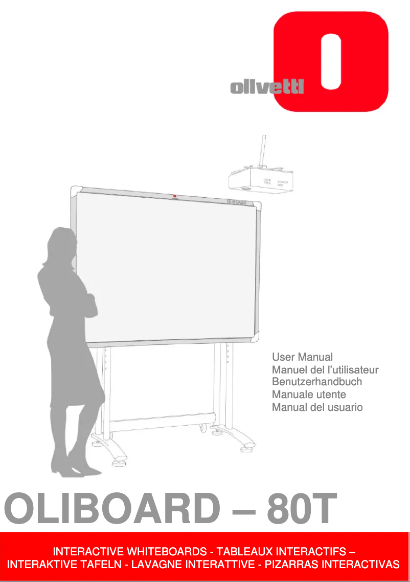 Image de la première page du manuel de l'appareil Oliboard 80T