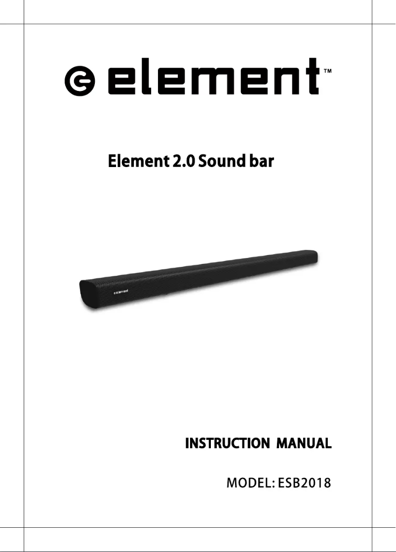 Page 1 de la notice Manuel utilisateur Element ESB2018