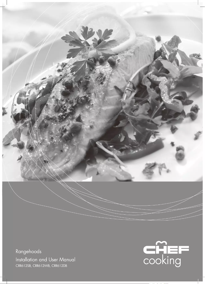 Image de la première page du manuel de l'appareil CRR612DB