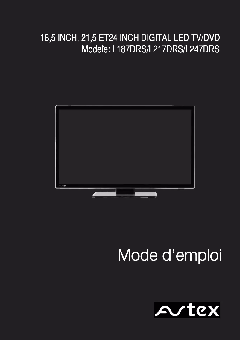 Image de la première page du manuel de l'appareil L217DRS