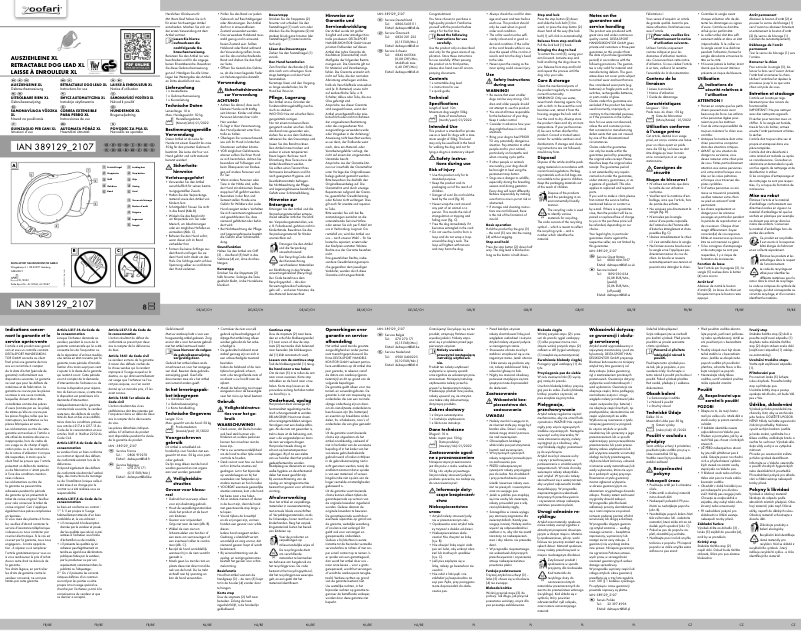 Image de la première page du manuel de l'appareil IAN 389129