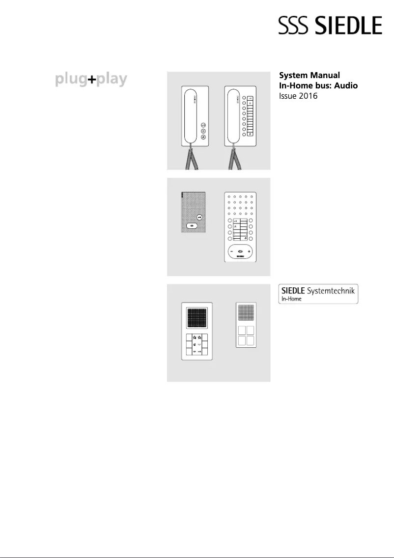 Image de la première page du manuel de l'appareil SIAIES6