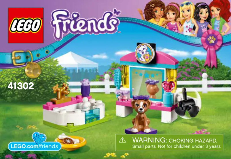 Page n°1 - Consignes visuelles Lego Friends 41302