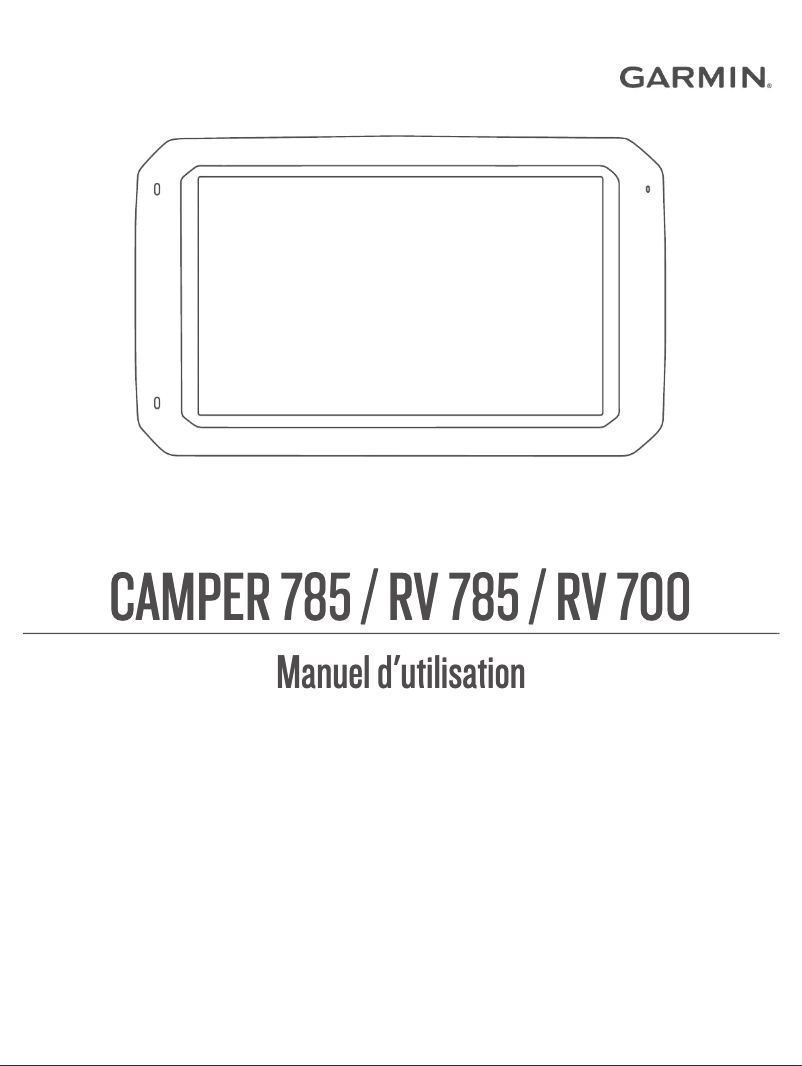 Image de la première page du manuel de l'appareil Camper 785