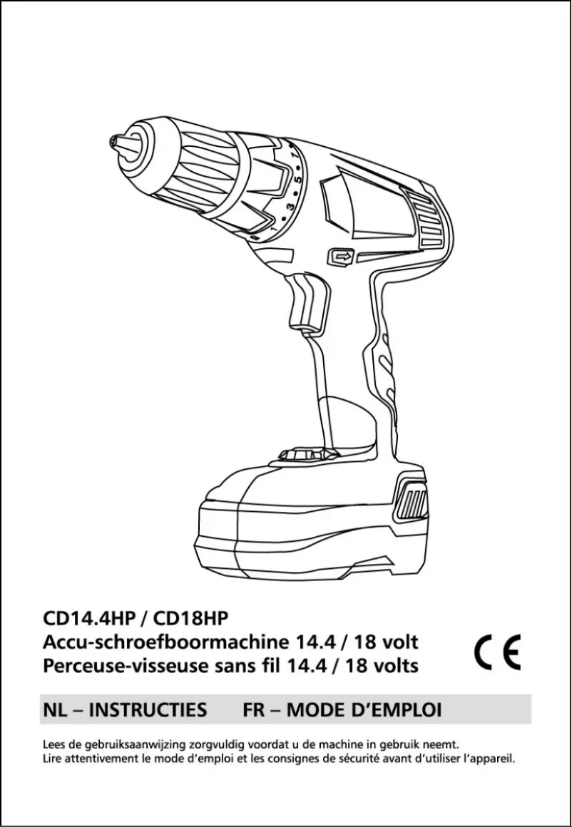 Page n°1 - Manuel utilisateur Gamma CD18HP