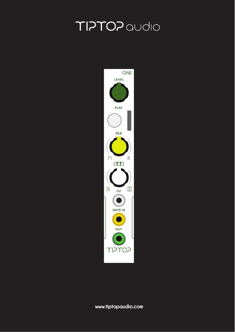 Page n°1 - Manuel utilisateur Tiptop Audio One