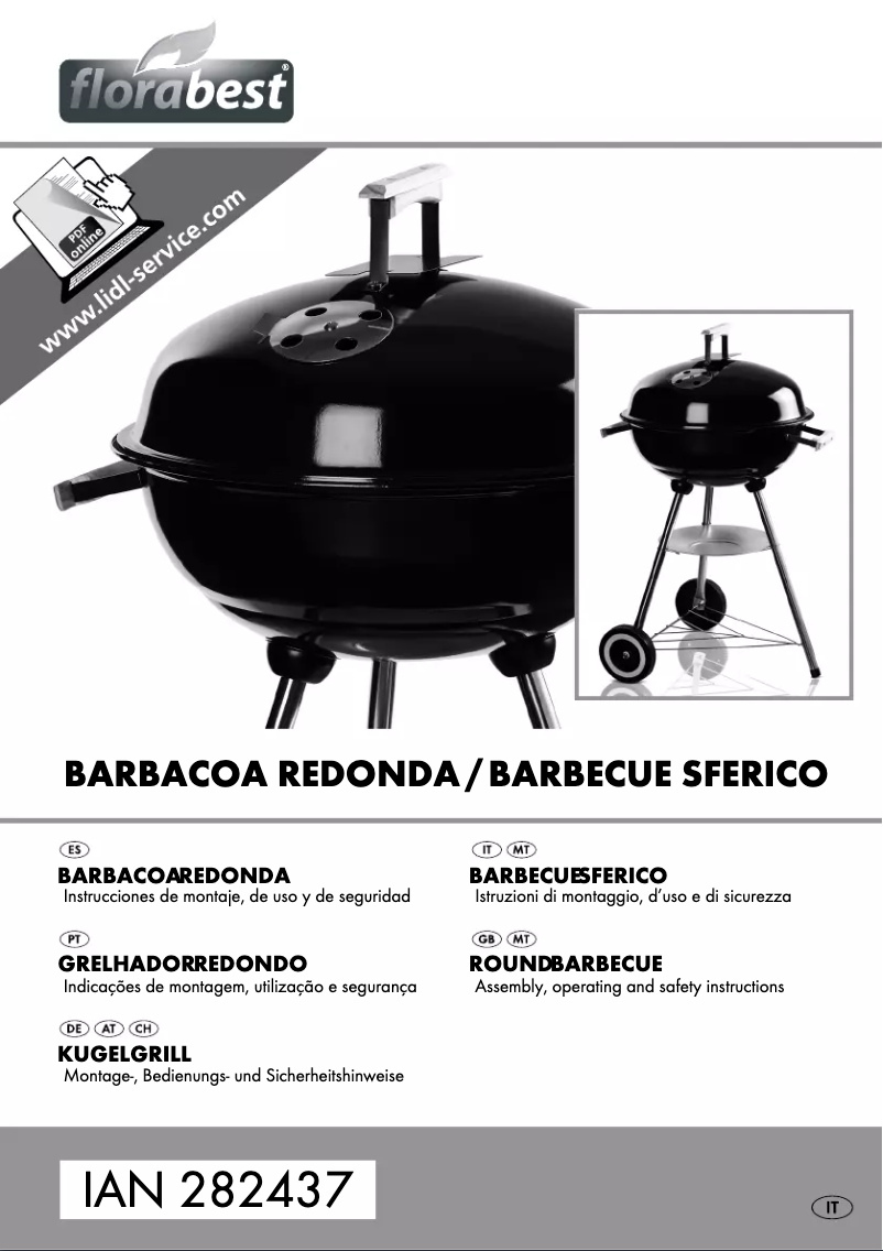 Page 1 de la notice Manuel utilisateur Florabest IAN 282437