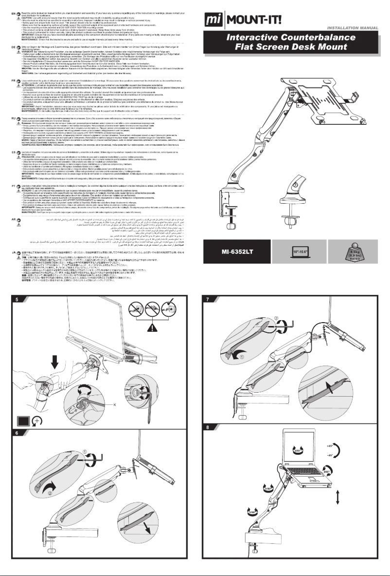 Image de la première page du manuel de l'appareil MI-6352LT