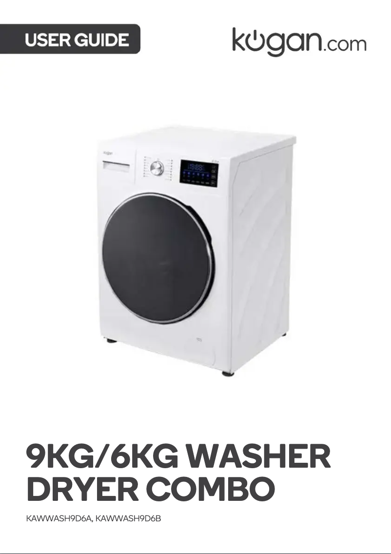 Page 1 de la notice Manuel utilisateur Kogan KAWWASH9D6A