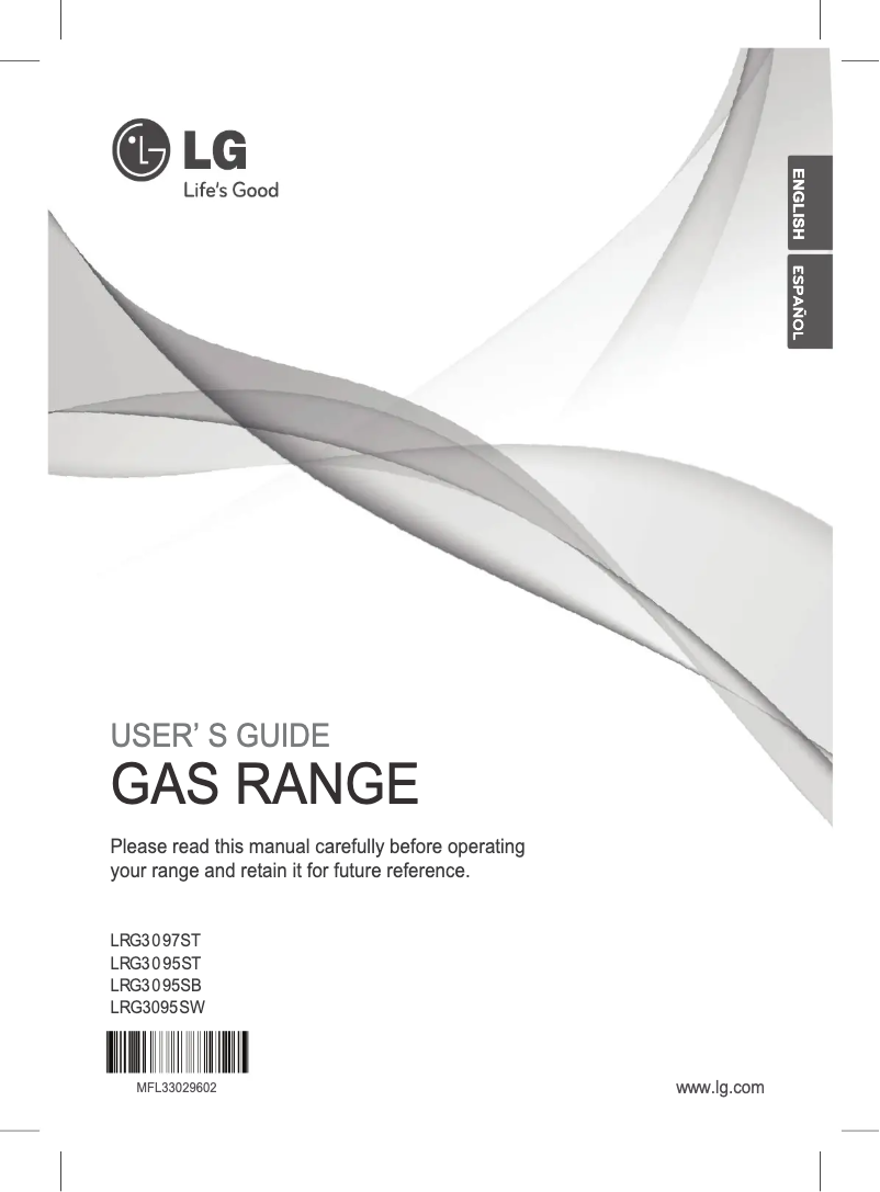 Image de la première page du manuel de l'appareil LRG3095SB