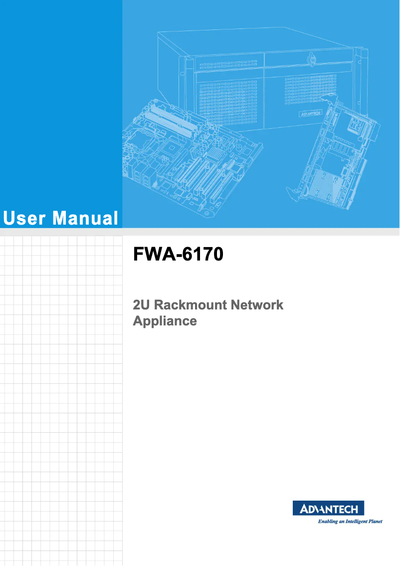 Image de la première page du manuel de l'appareil FWA-6170