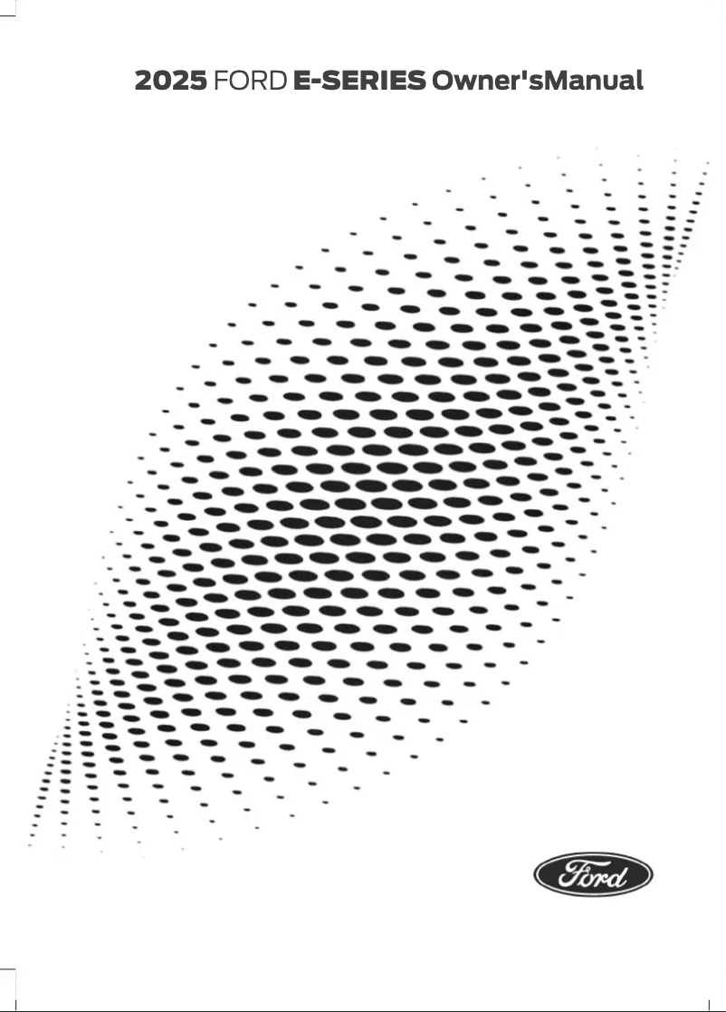 Page 1 de la notice Manuel utilisateur Ford E-350 (2025)