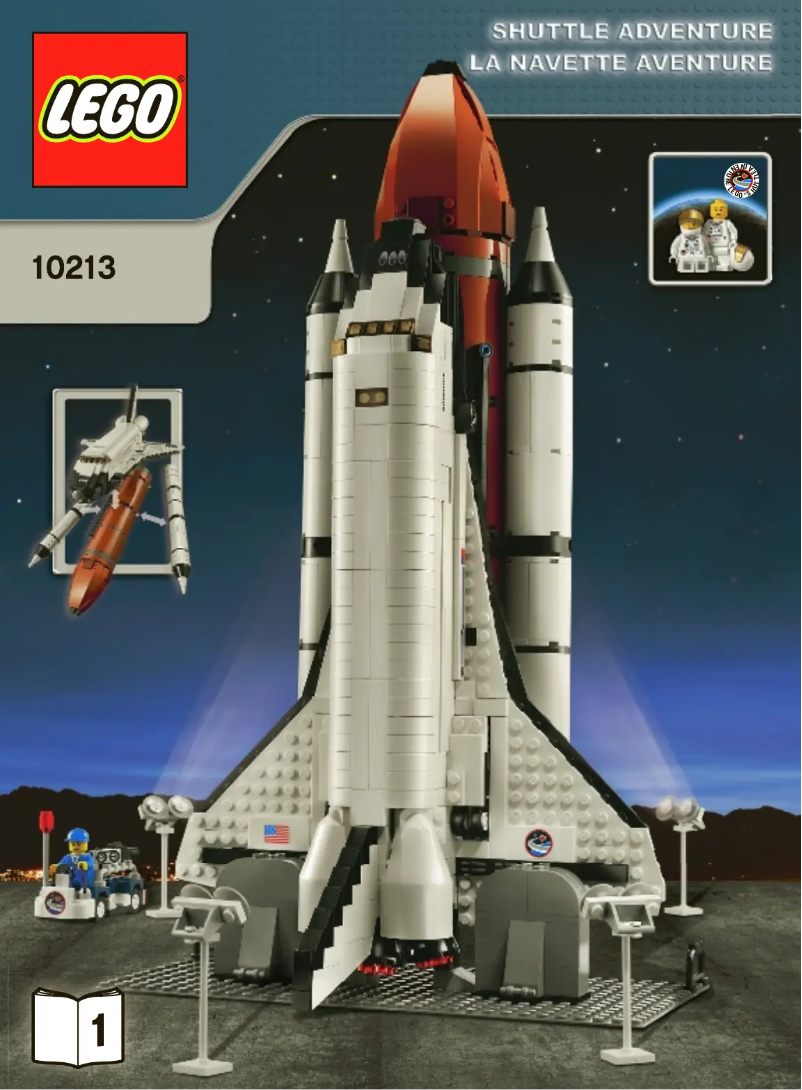 Page 1 de la notice Manuel utilisateur Lego Shuttle Adventure