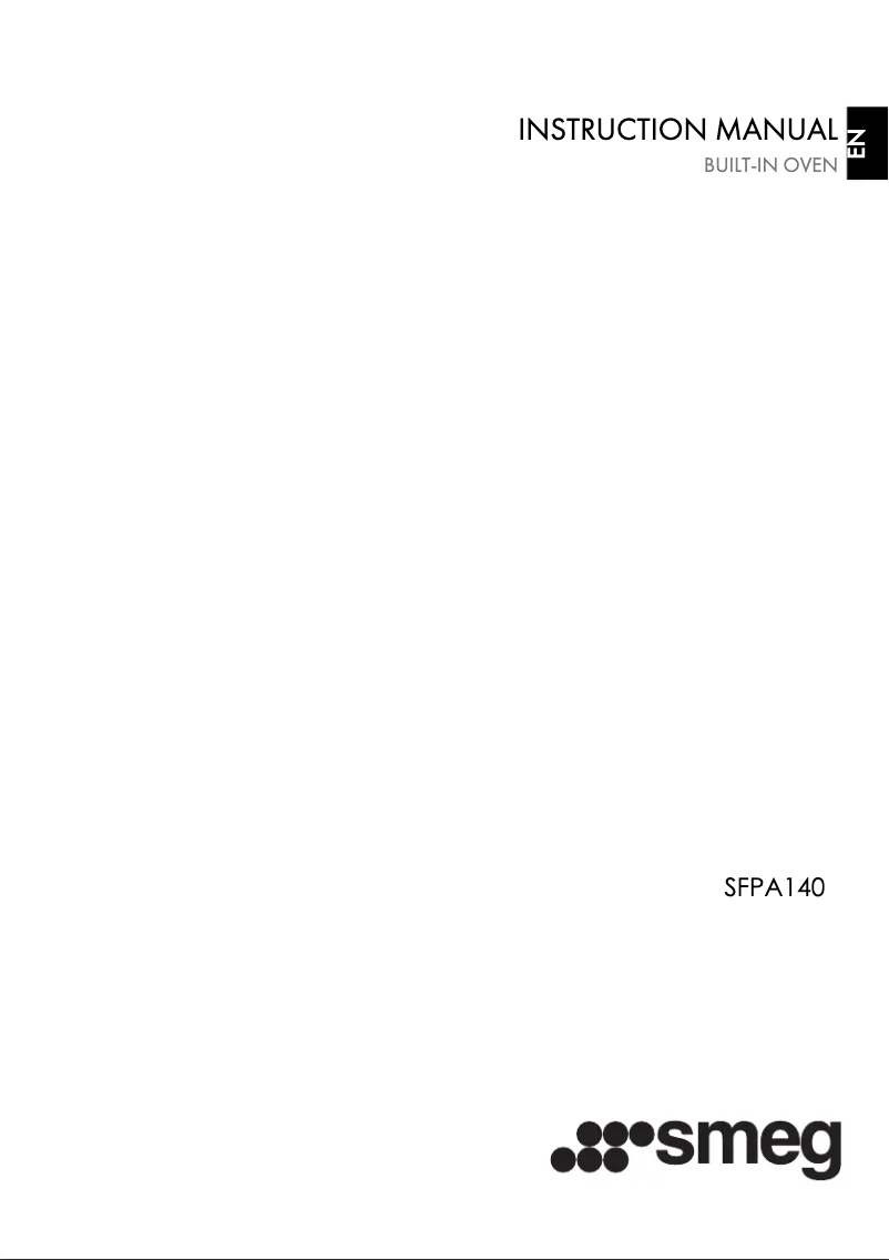 Page 1 de la notice Manuel utilisateur Smeg SFPA140