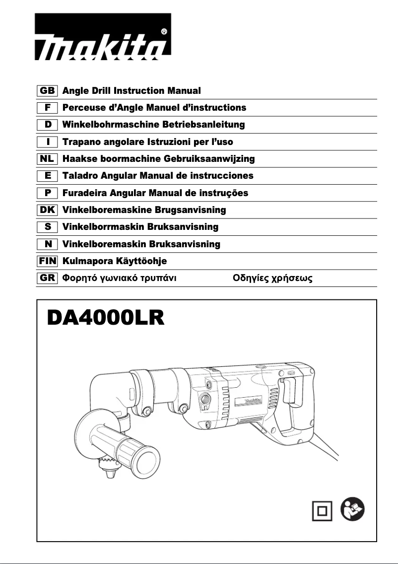 Page n°1 - Manuel utilisateur Makita DA4000LR
