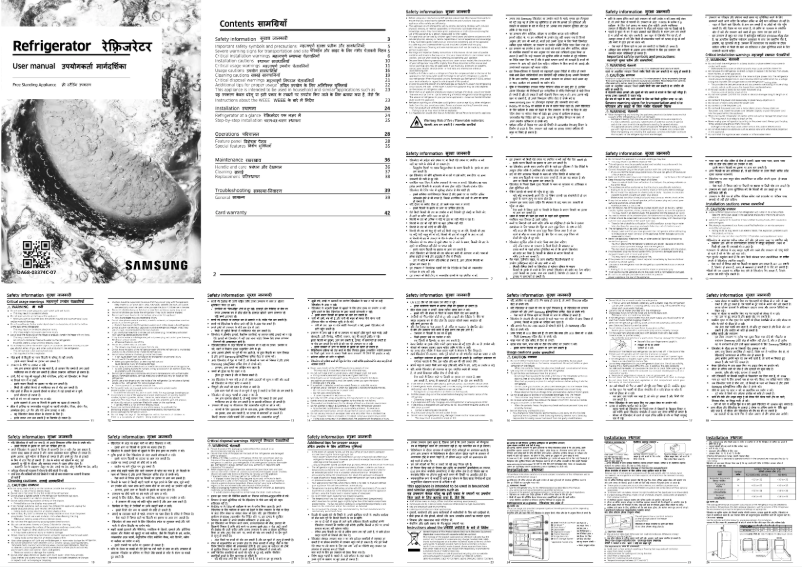 Image de la première page du manuel de l'appareil RT37C4523S8