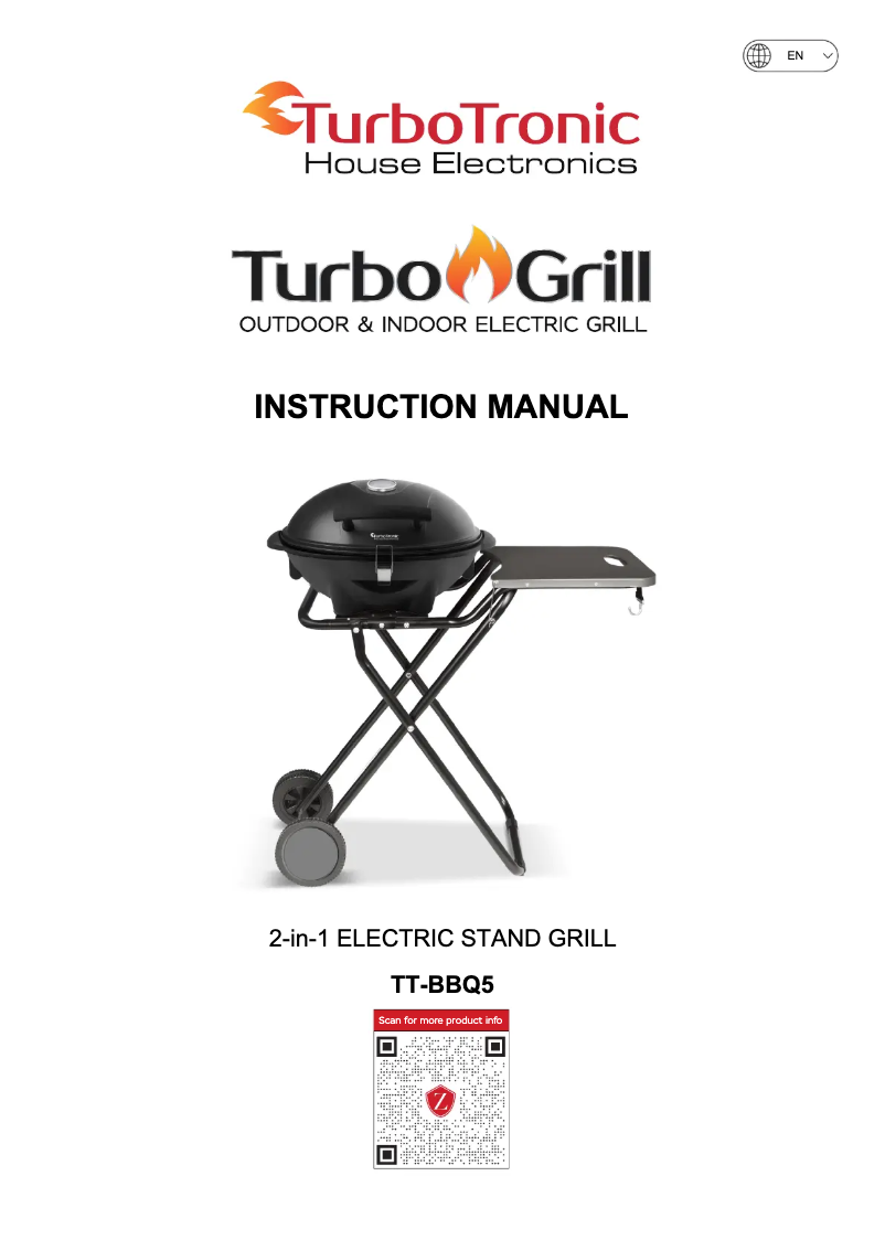 Image de la première page du manuel de l'appareil TurboWave Bio TT-FD14