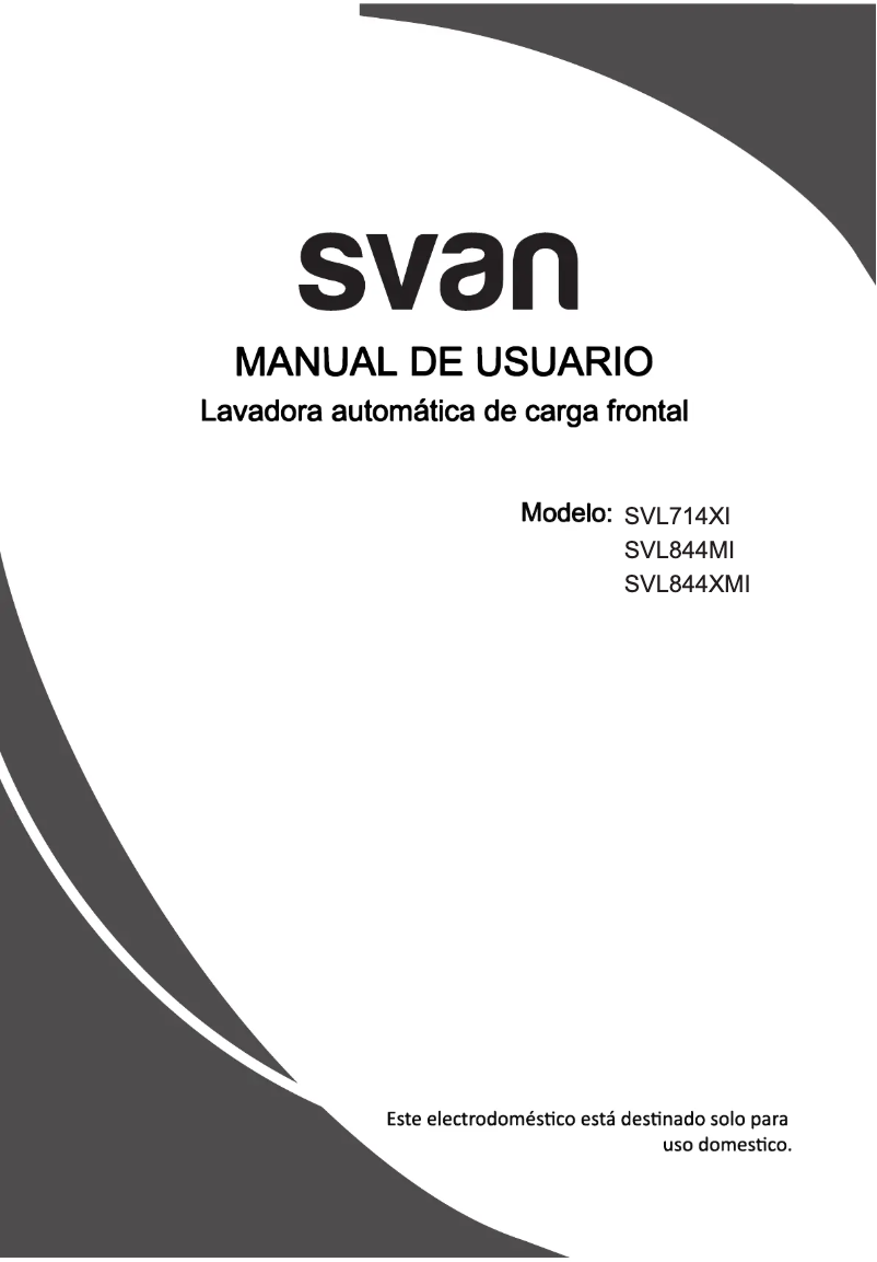 Page 1 de la notice Manuel utilisateur SVAN SVL844MI