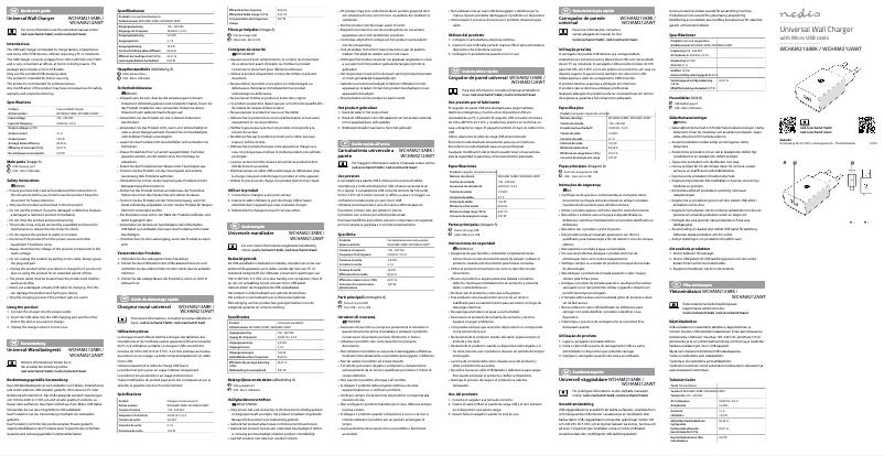 Image de la première page du manuel de l'appareil WCHAM212AWT