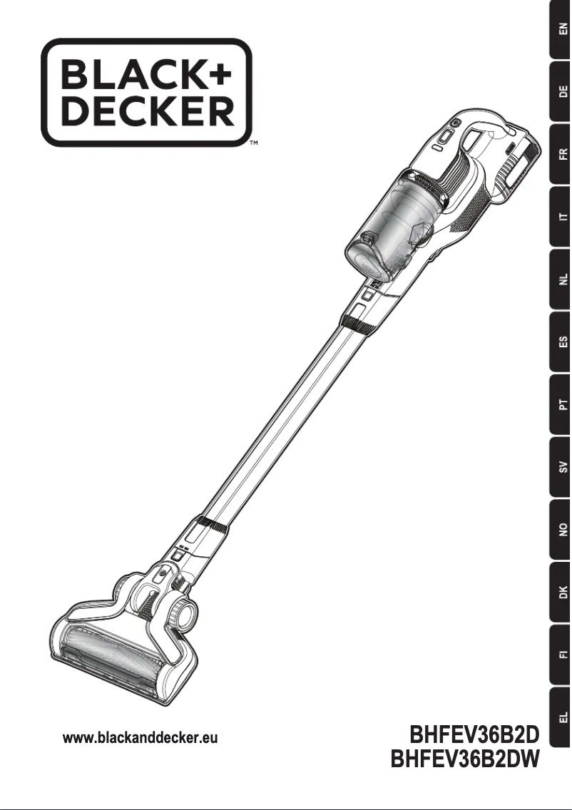 Page n°1 - Manuel utilisateur Black & Decker BHFEV36B2DW