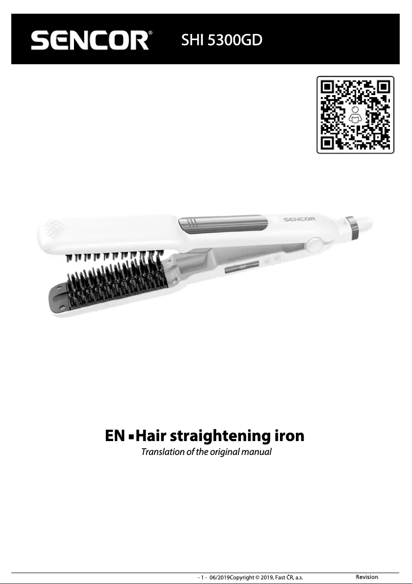 Page n°1 - Manuel utilisateur Sencor SHI 5300GD