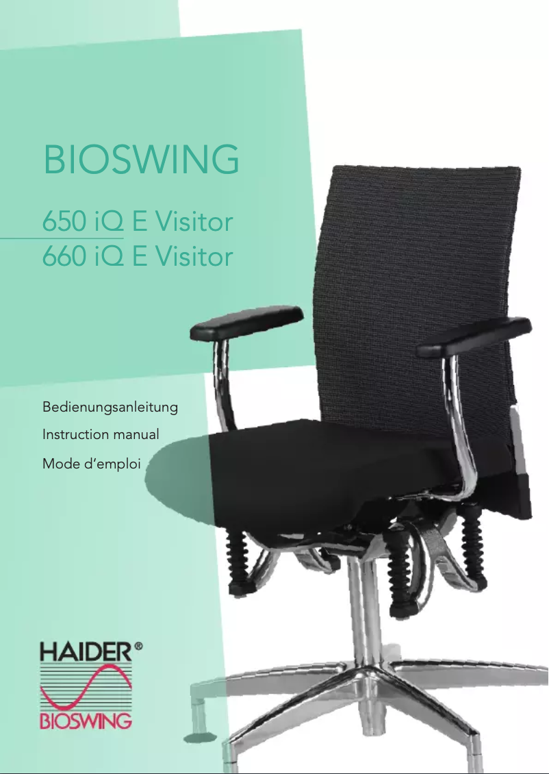 Página 1 del manual Manual de usuario Bioswing 650 iQ E Visitor