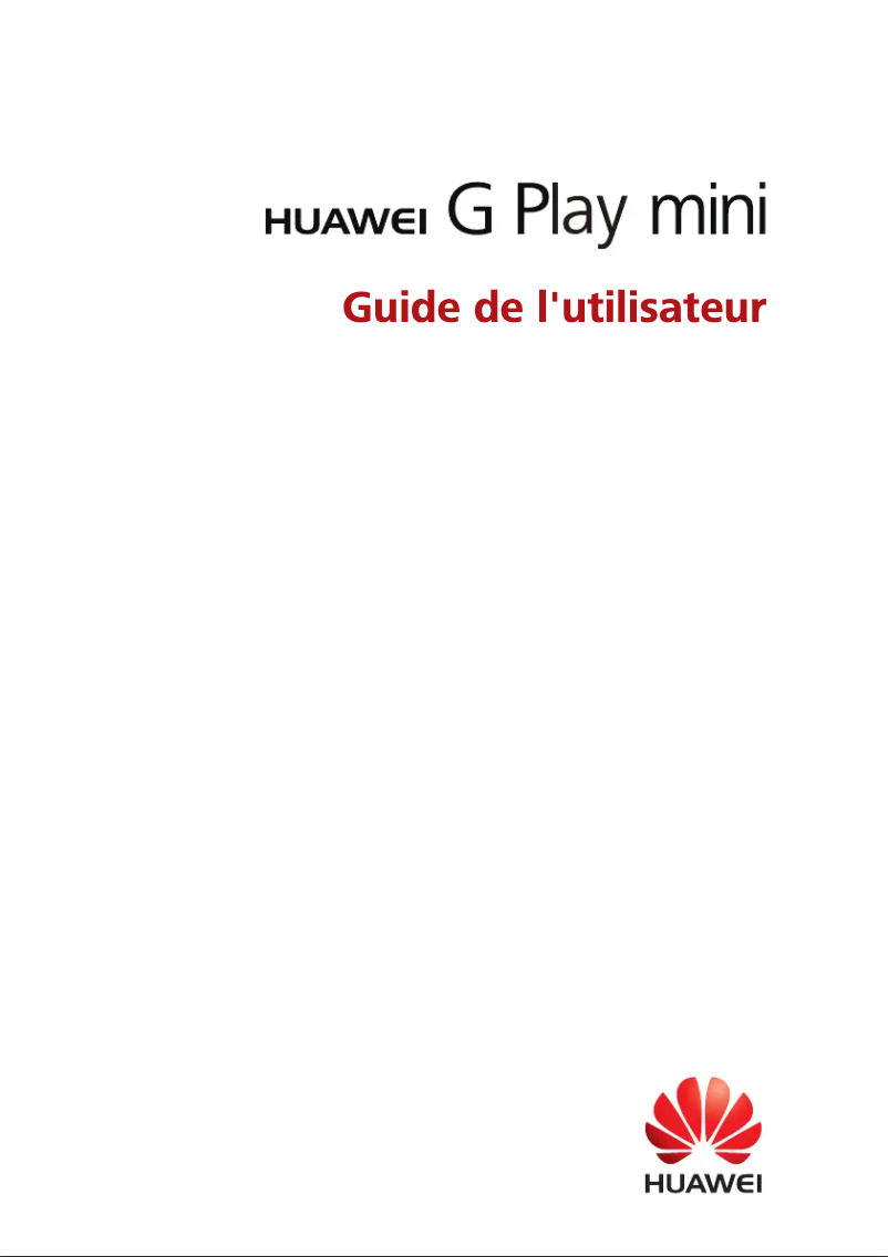 Image de la première page du manuel de l'appareil G Play Mini