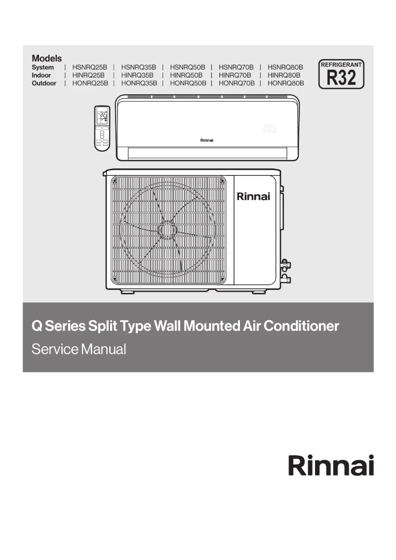 Page n°1 - Manuel utilisateur Rinnai HSNRQ50B