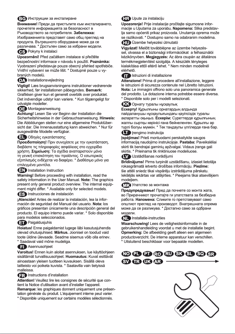 Page n°1 - Manuel utilisateur AEG S53630CSXF