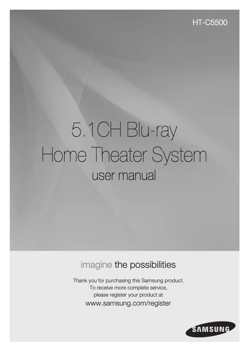 Image de la première page du manuel de l'appareil HT-HD910HD