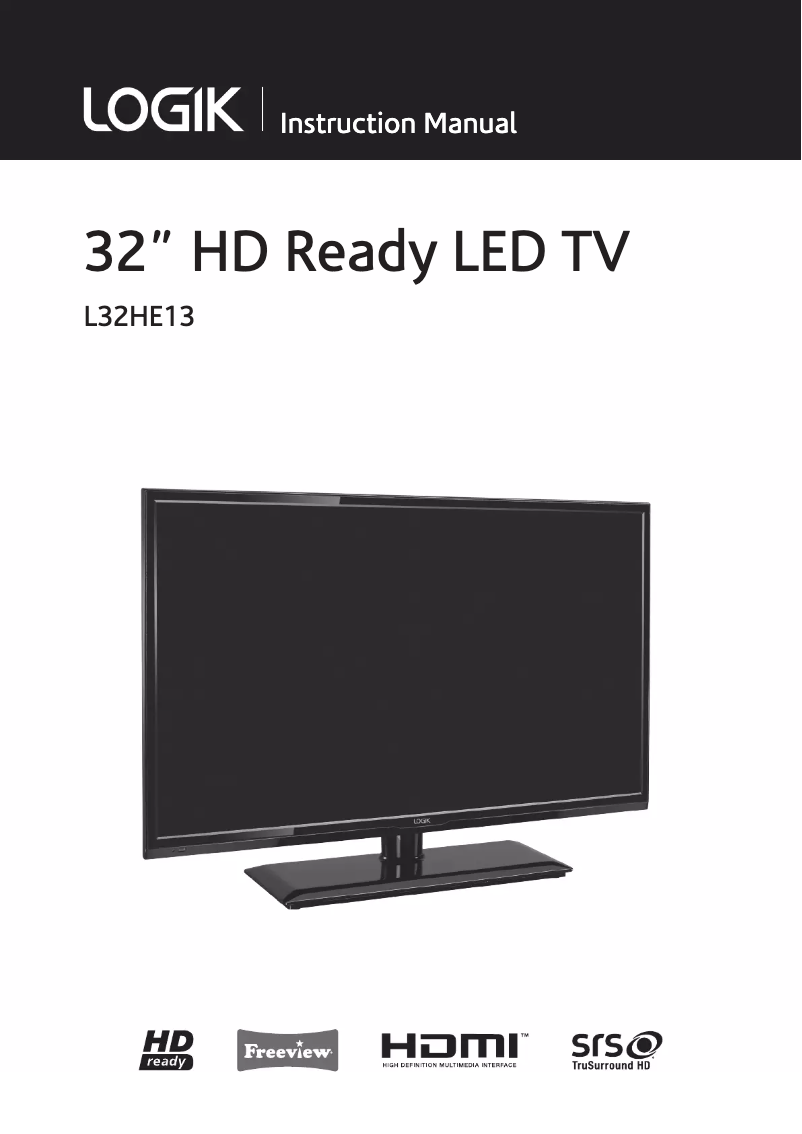 Image de la première page du manuel de l'appareil L32HE13